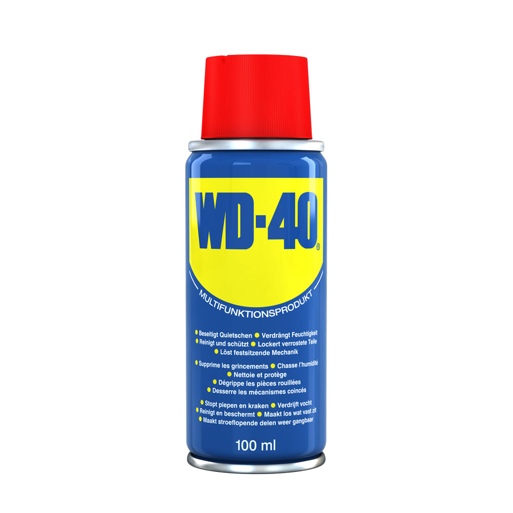 WD-40 / 100 ml. Sprüh-Dose Art.-Nr.: WD 100 WD-40 / 100 ml. Sprüh-Dose Art.-Nr.: WD 100