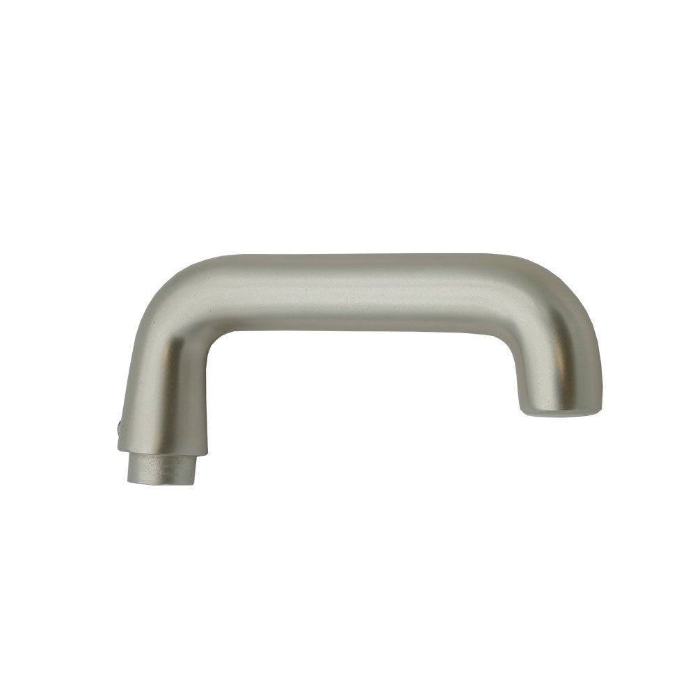 HTR.-Drückerlochteil / U-Form / F2-elox. Nr. 4100HL / 10 mm Vierkantloch