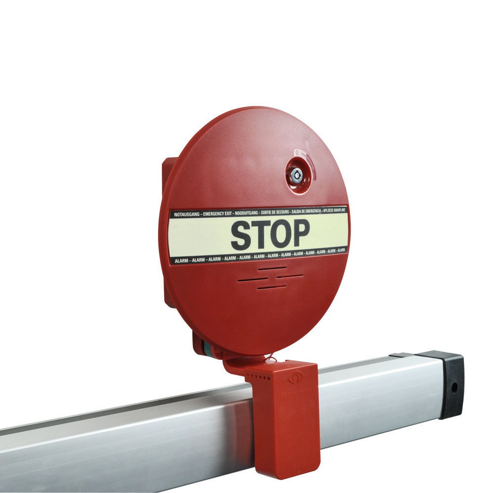 DEXCON (für Druckstangen) rot / 199,5 mm Durchm. inkl. 9 V Batterie,Schlüsselschalter + 2 Schlüssel