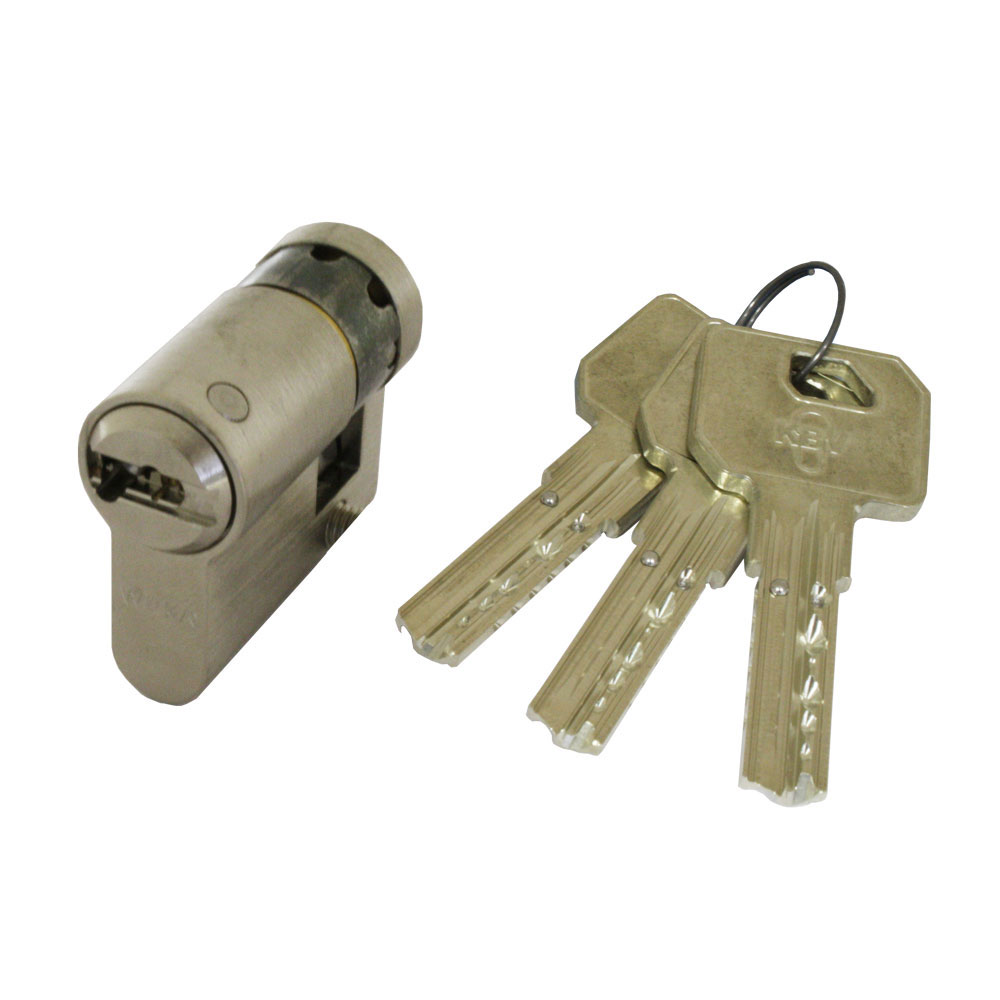 Profil-Halbzylinder mit Bohrmulden Nr. PR300, Länge: 35/10 mm / GS -SONDERNETTOPREIS Profil-Halbzylinder mit Bohrmulden Nr. PR300, Länge: 35/10 mm / GS -SONDERNETTOPREIS