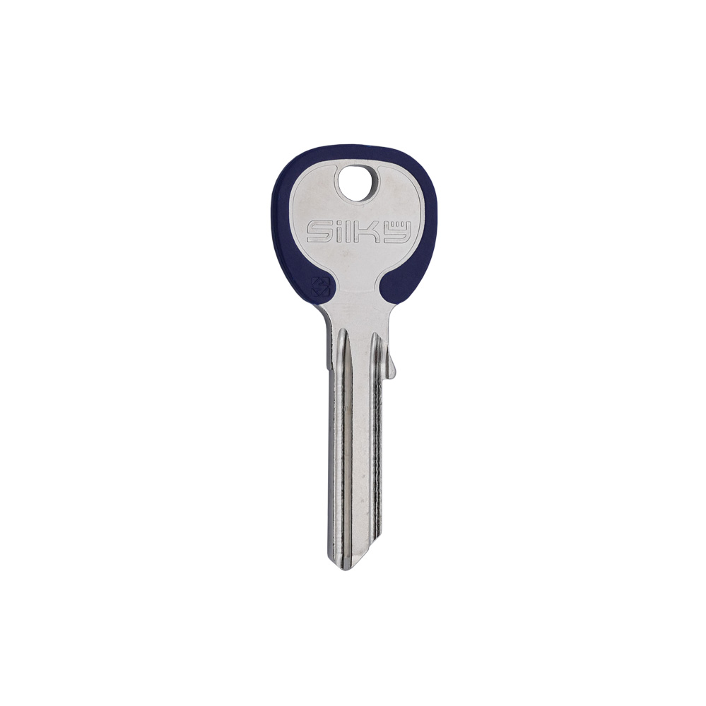 WILKA-Schlüsselrohling "SILKY"/Farbe: blau 