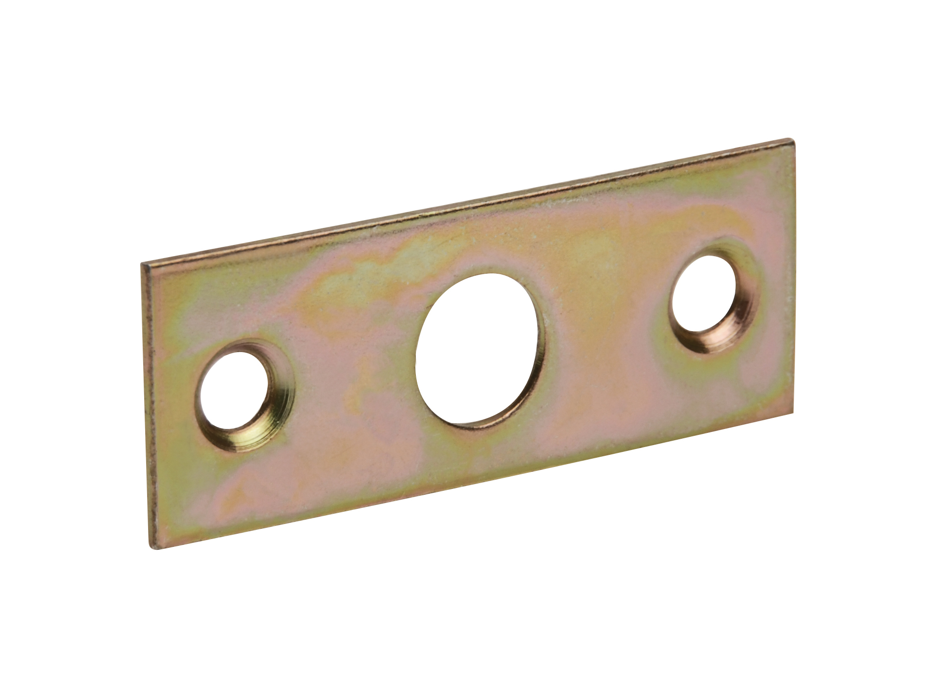 Schließblech / blau verzinkt / Abm.: 20 x 52 mm passend zu Türtreibriegel "Vario" Schließblech / blau verzinkt / Abm.: 20 x 52 mm passend zu Türtreibriegel "Vario"