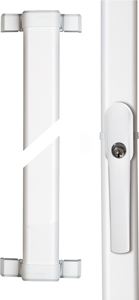 ABUS Fenster-Stangenschloss Nr. FOS550 W VDS und nach DIN 18 104-1 + SKG*** / Farbe: weiß