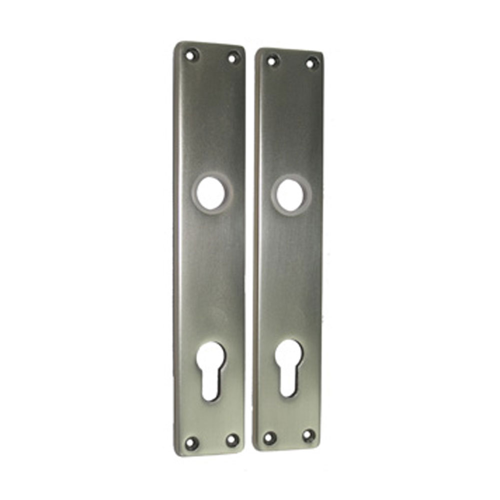 Gegossene HTR.-Langschilder 230 x 40 mm Nr. 230/40HL/ PZ-gelocht / 92 mm / F2-elox.