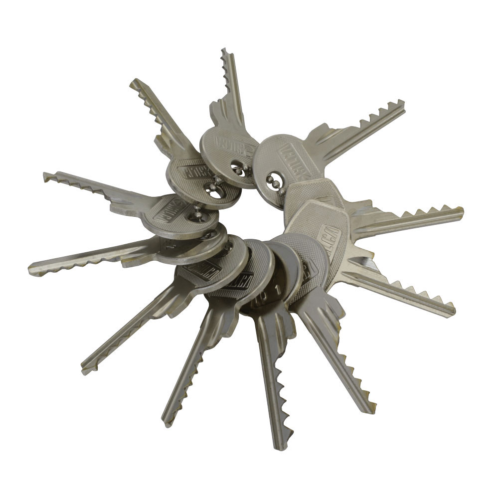 Schlagschlüssel-Set "Bump Keys" mit 10 Standard Schlagschlüssel / ohne Flexihammer