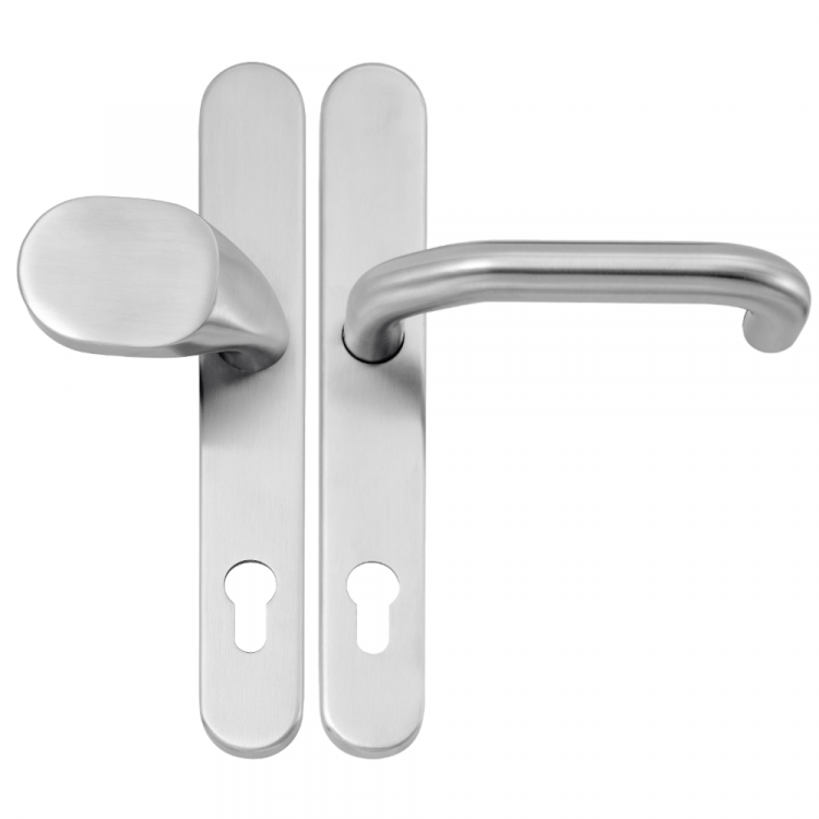 Schmalrahmensicherheitsgrt m. abgekröpfter Griffplatte - 8/92 mm / 10 mm / Edelstahl
