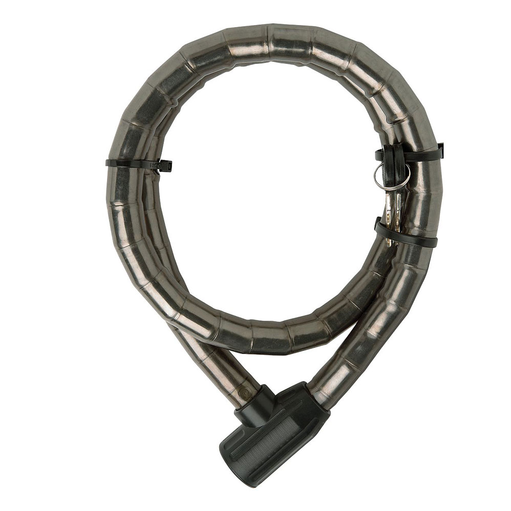 Panzer-Kabelschloss / witterungsfest 18 x 1000 mm / schwarz-smoke