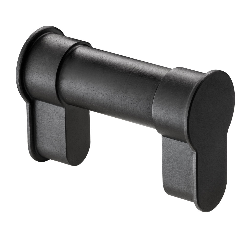 Blindzylinder "Easyblind" / schwarz passend für Türstärke: 50-76 mm (variabel)