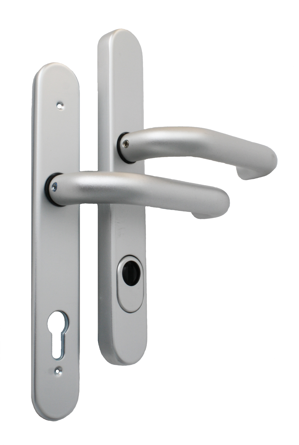 Schmalrahmensicherheitsgarnitur beidseitig Drücker F1 / 8 mm / 92 mm / 8-15 mm Zylindervorstand / ES1