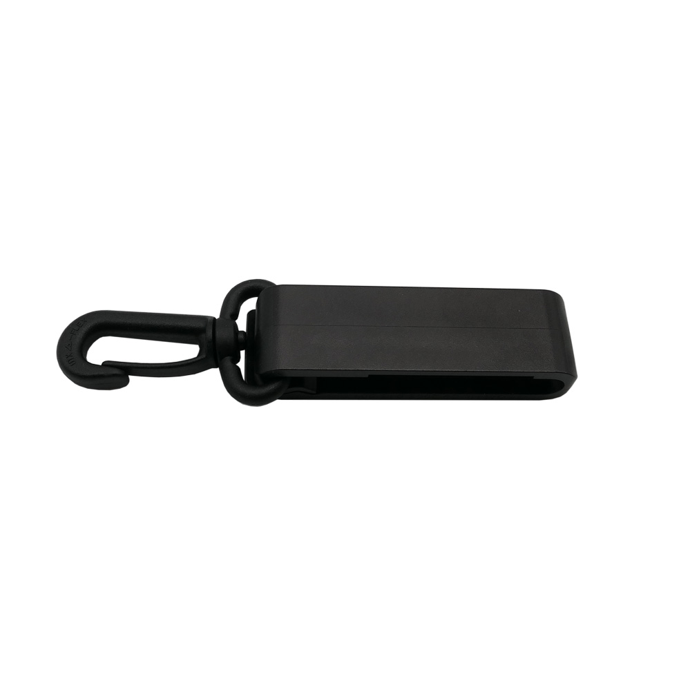 Gürtelclip BELTRIDER® - schwarz Multifunktionshalter für Kleinteile /mit Karabiner