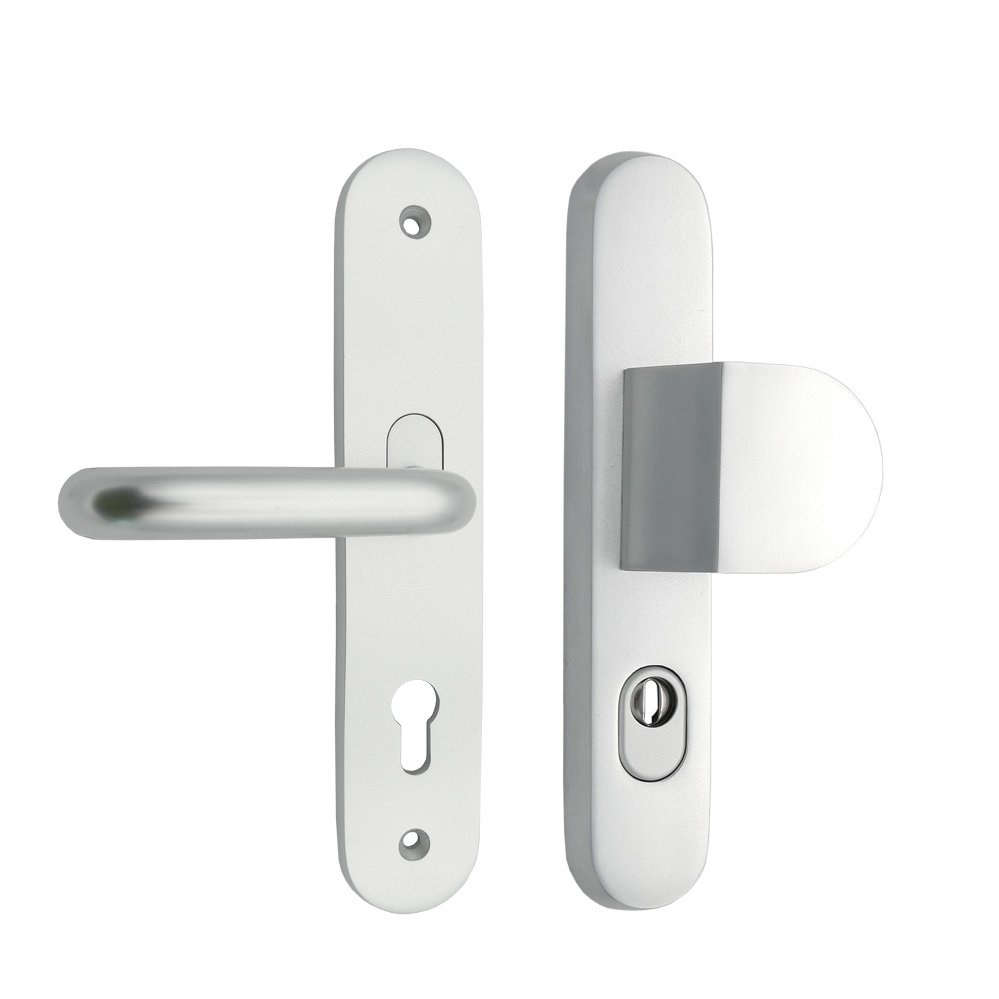 Kernziehschutzbeschlag mit Griffplatte 72/92 mm verwendbar / F1 / Nr. 3700WG/703